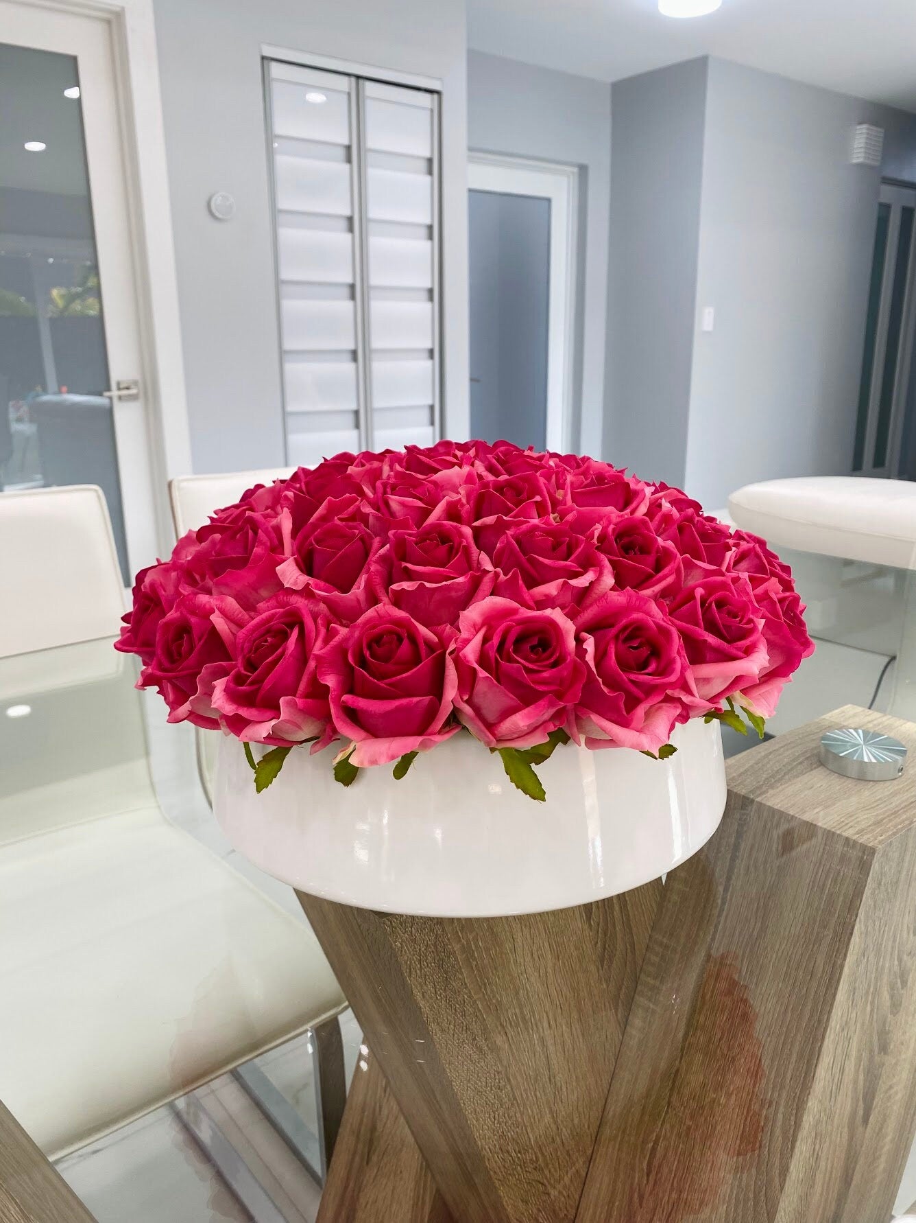 REAL TOUCH ROSES BOWL